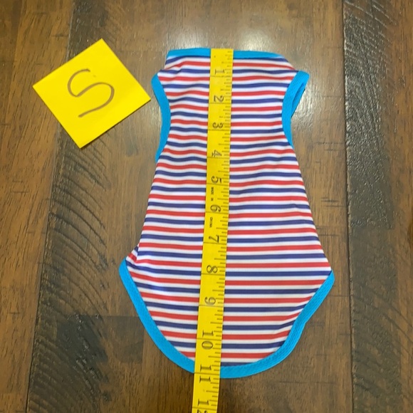 Striped Pattern Pet Tank - Picture 6 of 13